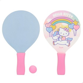 Пляжные лопатки с мячом Hello Kitty Деревянный (12 штук)