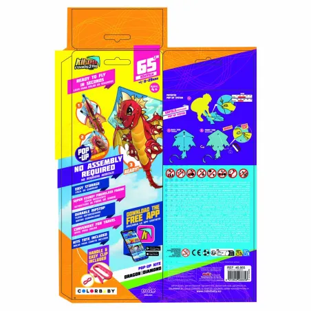 Komēta Eolo Pop-up Dimanta 58 x 69 x 4 cm 12 gb.