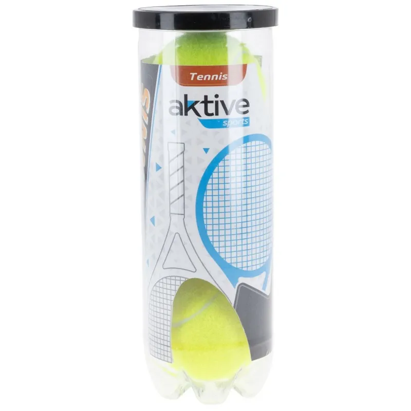 Tennispallot Aktive 3 Kappaletta Keltainen 12 osaa