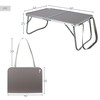 Sulankstomas stalas Aktive Stovyklavietė Antracito 60 x 25 x 40 cm (4 vnt.)