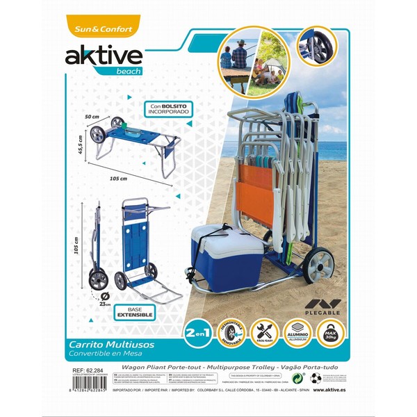 Multi-purpose beach cart Aktive
