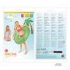 Inflatable Floating Doughnut Intex Neon 91 x 91 cm (24 Units)