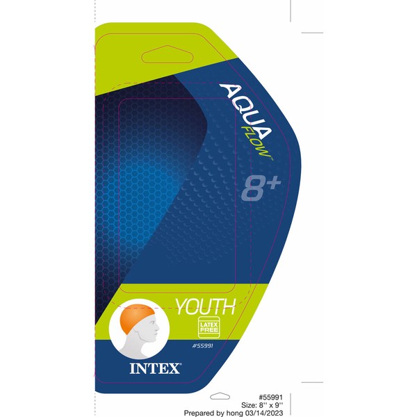 Swimming Cap Intex One size Silicone (24 Units)
