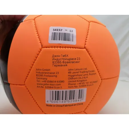 Jalkapallo John Sports World Star 5 Ø 22 cm Tekonahka (12 osaa)