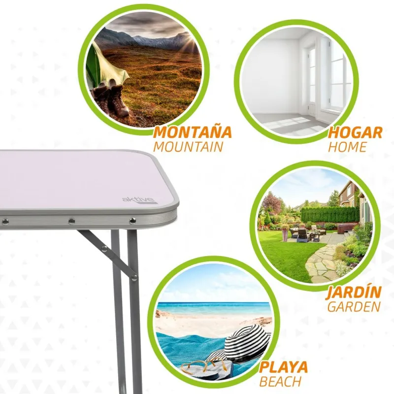 Sulankstomas stalas Aktive 60 x 50 x 40 cm (4 vnt.)
