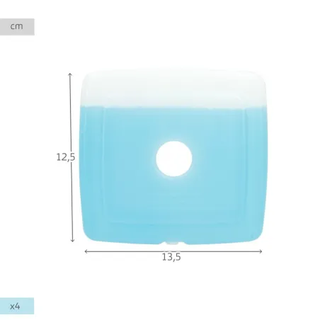 Cold Accumulator Aktive Blue 13,5 x 12,5 x 1,5 cm (12 Units)