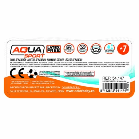 Детские очки для плавания AquaSport Aqua Sport (6 штук)