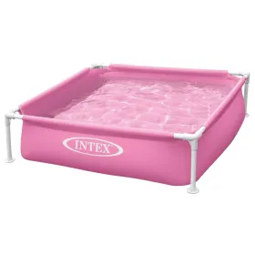 Removable pool Intex 342 L 122 x 30 x 122 cm Pink (3 Units)