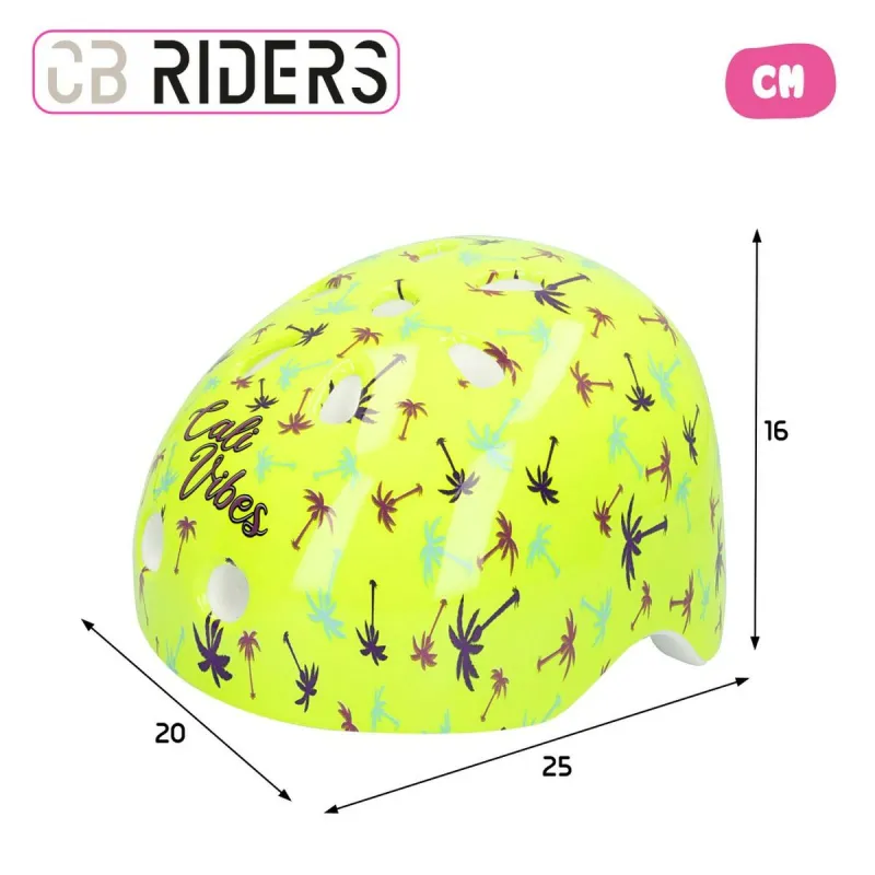 Детский велошлем Colorbaby Neon Cali Vibes Жёлтый (4 штук)