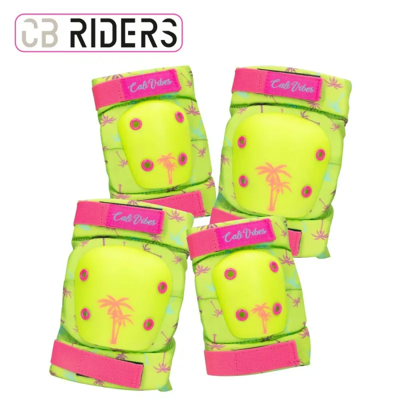 Спортивный защитный набор Colorbaby Neon Cali Vibes Жёлтый (4 штук)