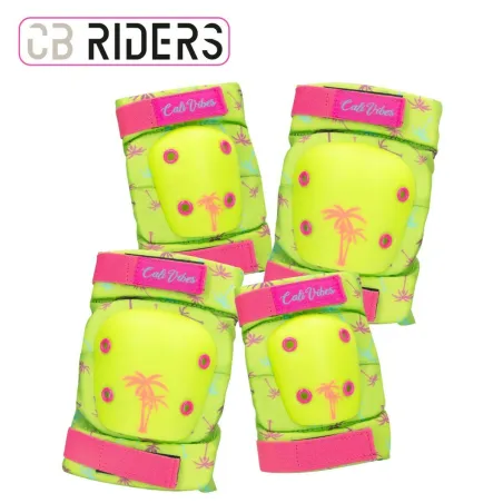 Спортивный защитный набор Colorbaby Neon Cali Vibes Жёлтый (4 штук)