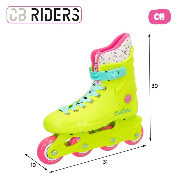 Riedučiai (inline) Colorbaby Geltona 36-37 (4 vnt.)