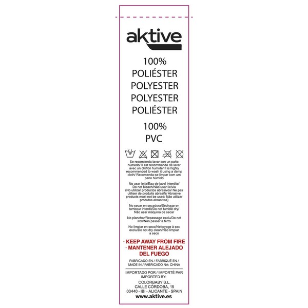 Rantateltta Aktive Polyesteri 440 x 130 x 1,9 cm