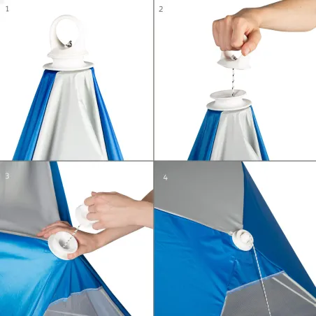 Заслон от ветра Aktive 145 x 103 x 148 cm UV50