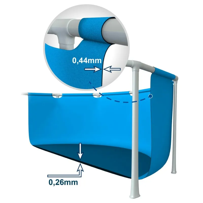 Removable pool Intex 183 x 38 x 183 cm