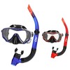 Snokkelilasit ja -putki AquaSport Sininen Punainen (6 osaa)