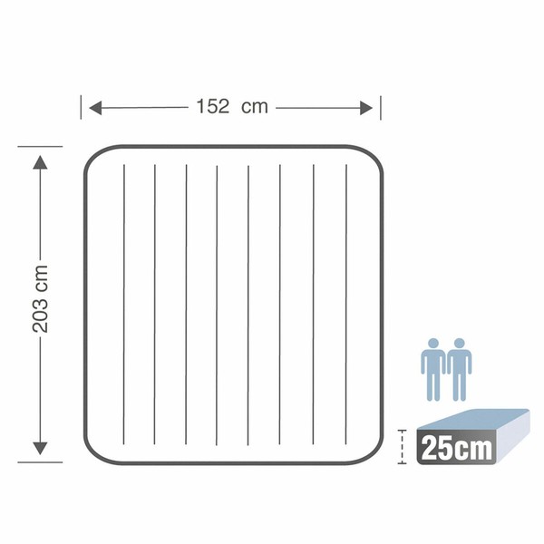 Pripučiama lova Intex 152 x 25 x 203 cm