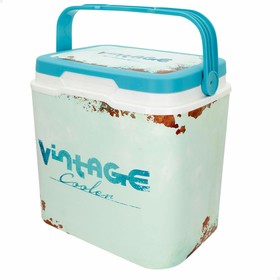 Portable Rigid Cooler Aktive Blue Plastic 24 L 37 x 35 x 27 cm (2 Units)