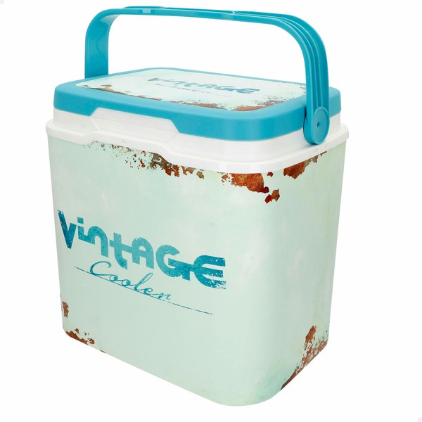 Portable Rigid Cooler Aktive Blue Plastic 24 L 37 x 35 x 27 cm (2 Units)