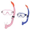 Snorkel Goggles and Tube AquaSport Blue Pink (6 Units)
