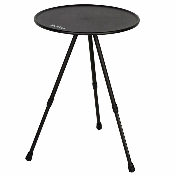 Sulankstomas stalas Aktive Juoda 37 x 55 x 37 cm (4 vnt.)