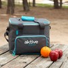Portable Fridge Aktive Black Polyester PEVA Foam 20 L 32 x 28 x 23 cm (4 Units)