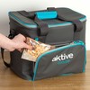 Portable Fridge Aktive Black Polyester PEVA Foam 20 L 32 x 28 x 23 cm (4 Units)