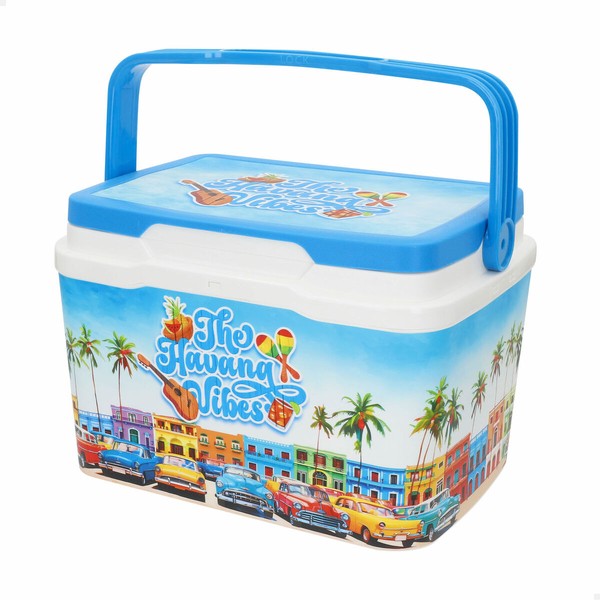 Portable Rigid Cooler Aktive Blue Plastic 5 L 28 x 19 x 21 cm (6 Units)