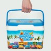 Portable Rigid Cooler Aktive Blue Plastic 5 L 28 x 19 x 21 cm (6 Units)