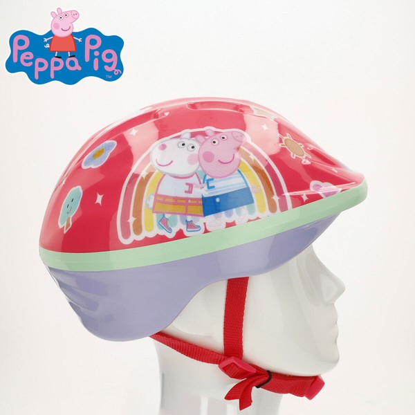 Детский велошлем Peppa Pig Красный 48-52 cm