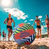 Волейбольный мяч Aktive Neo Splash Жёлтый Синий Оранжевый Неопреновый (24 штук)