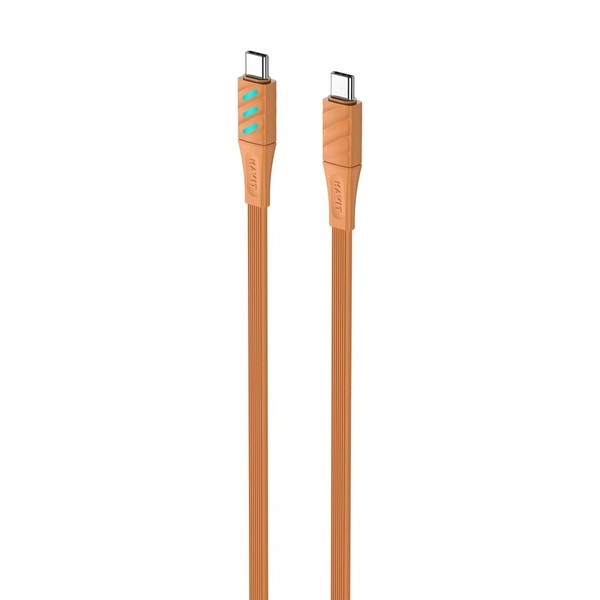 USB-C - USB-C kabelis Havit CB6254 Oranžinė 1 m