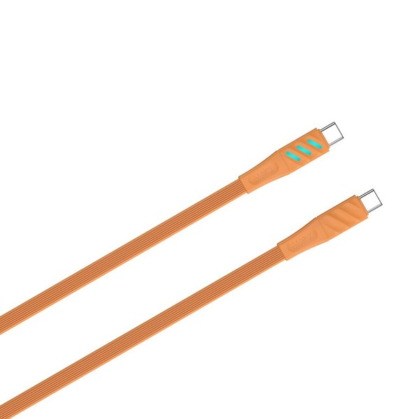 USB-C - USB-C kabelis Havit CB6254 Oranžinė 1 m