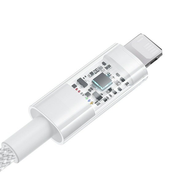 USB - Lightning kabelis Baseus P10373003211-00 Balta 1 m