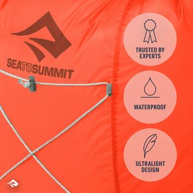 Kalnu mugursoma Sea to Summit Ultra-Sil Dry Day Pack Zils Sudrabains 22 L