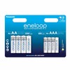 Rechargeable Batteries Panasonic BK-3MCDE+4MCDE/8CP
