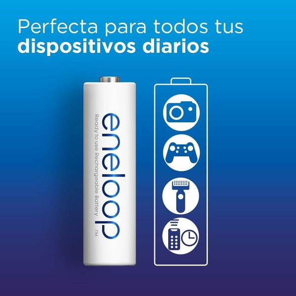 Rechargeable Batteries Panasonic BK-3MCDE+4MCDE/8CP