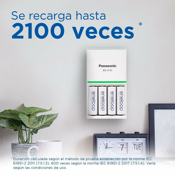 Rechargeable Batteries Panasonic BK-3MCDE+4MCDE/8CP