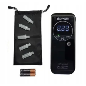 Digitālo alkometru Oromed F11 PROFESSIONAL Melns