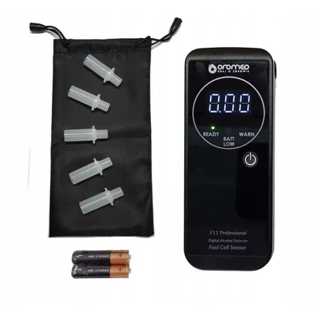 Digitālo alkometru Oromed F11 PROFESSIONAL Melns