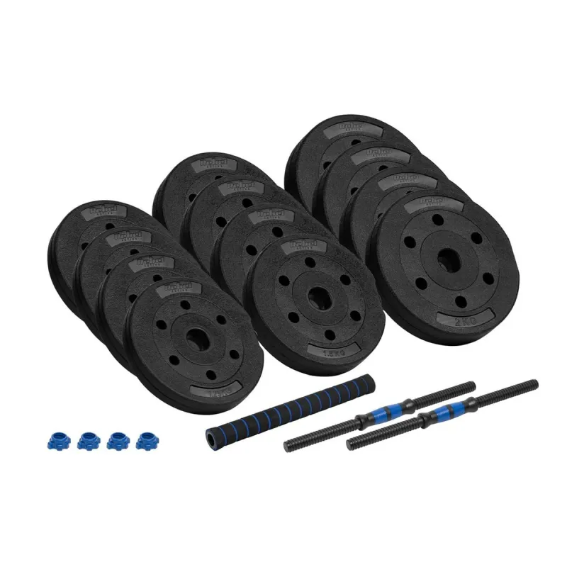 Dumbbells Rebel RBA-2300 Black 2 Pieces