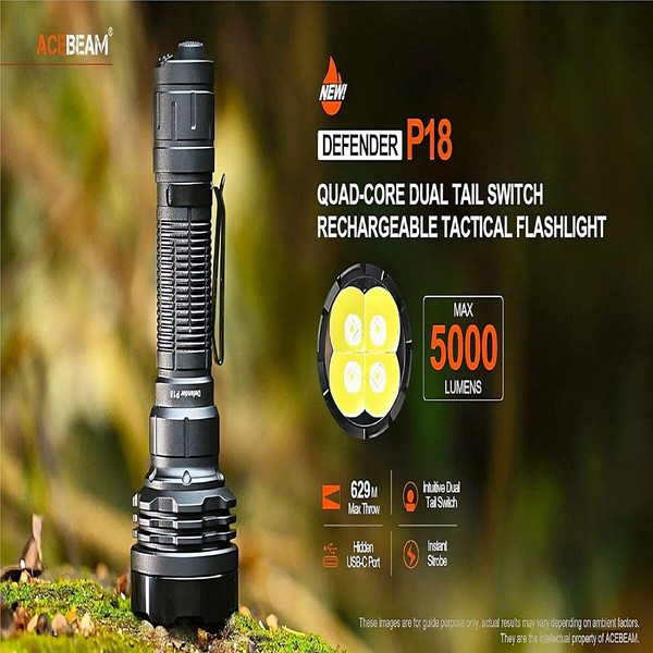 Lamppu Acebeam P18 5000 Lm