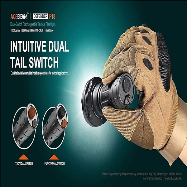 Lamppu Acebeam P18 5000 Lm