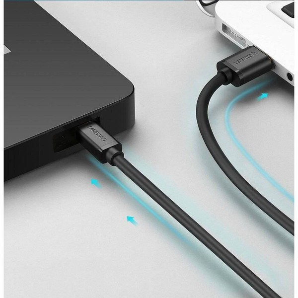 USB 2.0 A - Mini USB B kabelis Ugreen 30472 Juoda