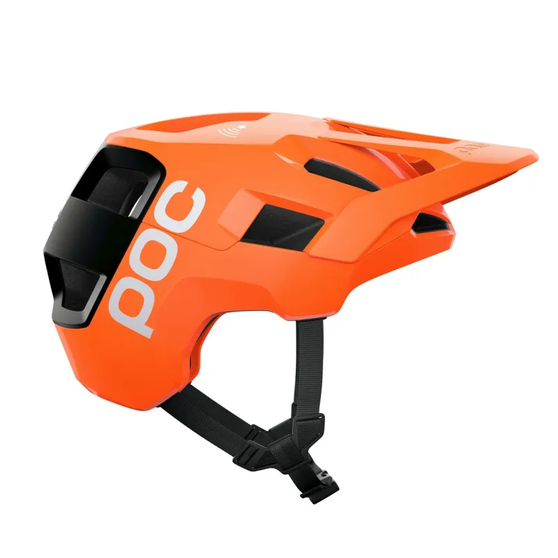 Pieaugušo Riteņbraukšanas Ķivere POC Kortal Race MIPS Melns Oranžs 55-58 cm