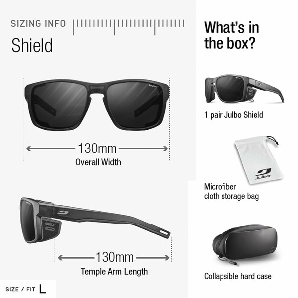 Aurinkolasit Julbo SHIELD Musta