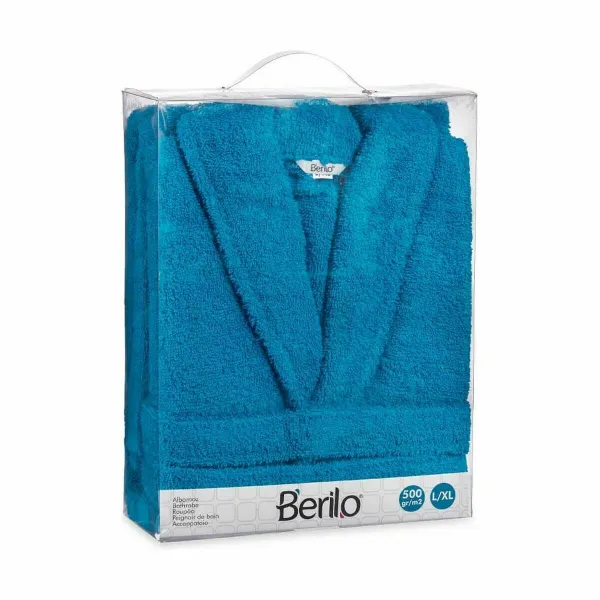 Dressing Gown Berilo Blue L/XL (6 Units)