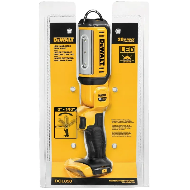Lamppu Dewalt DCL050 500 lm