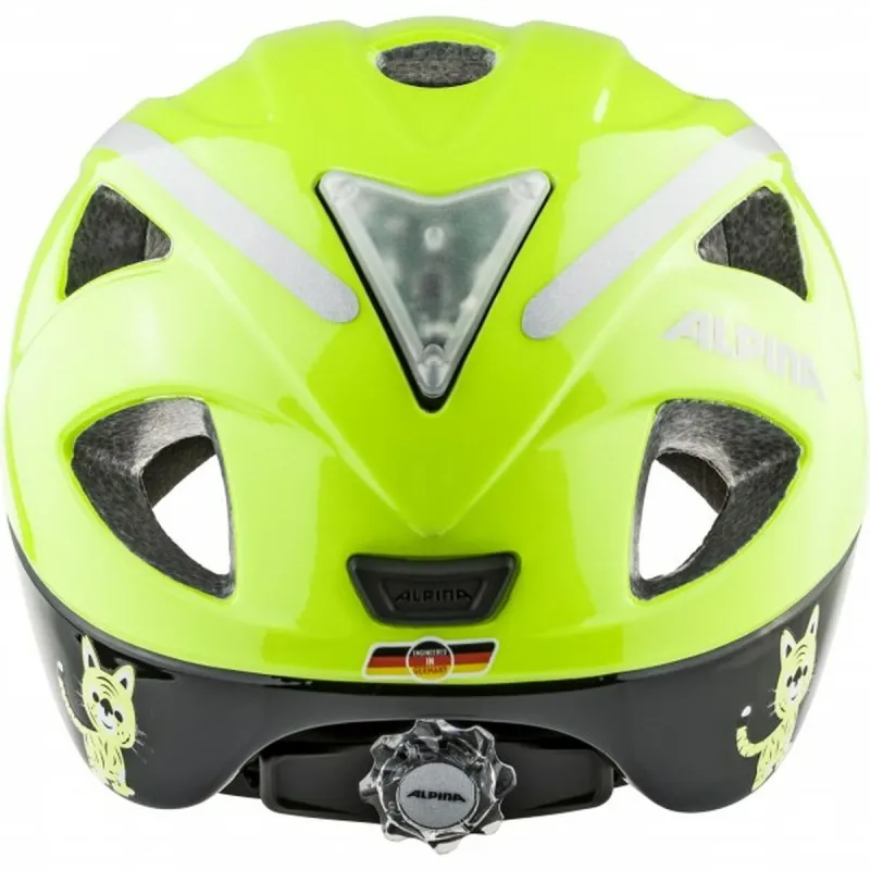 Детский велошлем Alpina XIMO FLASH Жёлтый Чёрный 49-54 cm