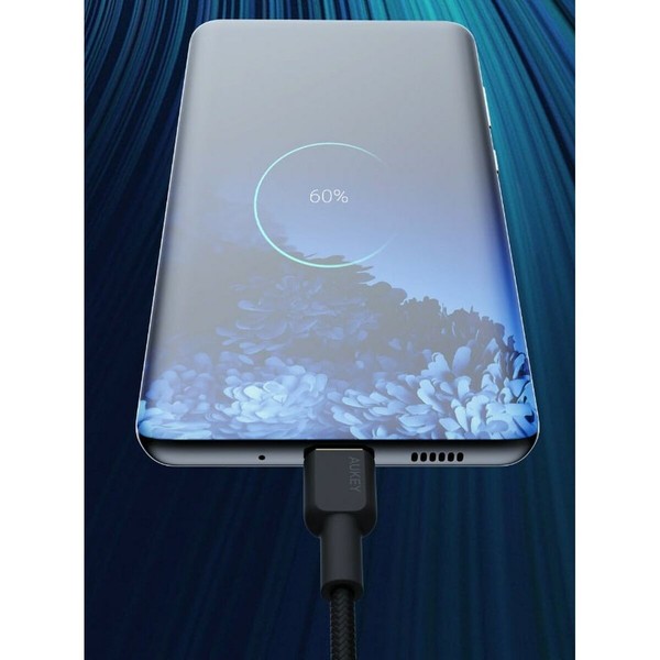 USB-C-kaabel Aukey CB-NCC2 Must 1,8 m